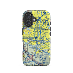 Lyons-Rice County Municipal Airport (LYO) VFR Sectional  Tough iPhone Case