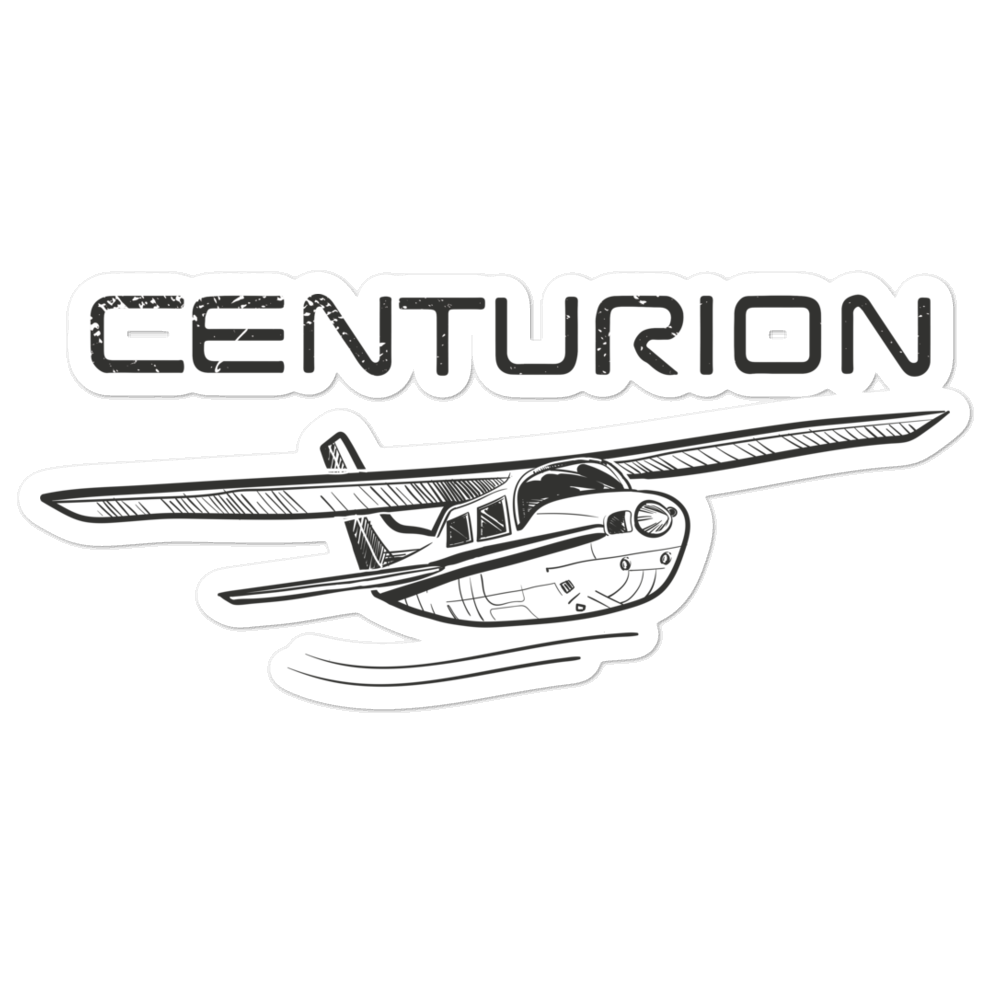 Cessna 210 Centurion Distressed Sticker 
