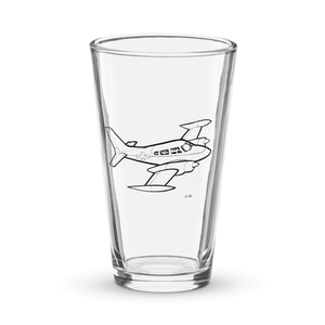 Cessna U-3B Blue Canoe  Shaker Pint Glass