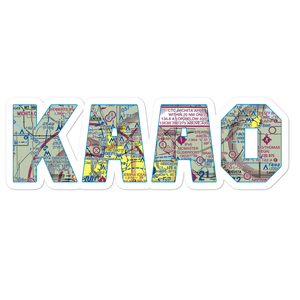 Colonel James Jabara Airport (AAO) VFR Sectional Sticker