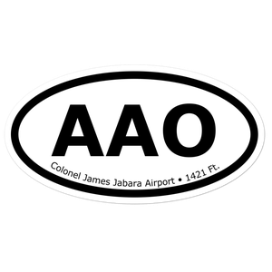 Colonel James Jabara Airport (KAAO) Oval Sticker