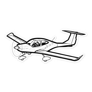 Diamond DA40: Aviation Icon Sticker