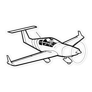 DOVA Skylark Light Sport Aircraft Sticker