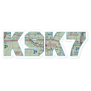 Ellsworth Municipal Airport (9K7) VFR Sectional Sticker