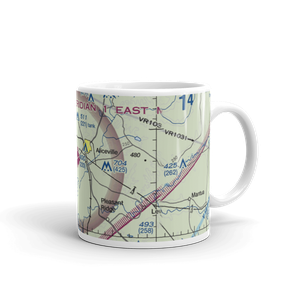 George Downer Airport (AIV) VFR Sectional  Mug