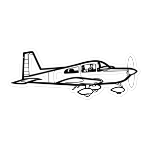Grumman American Tiger Sticker