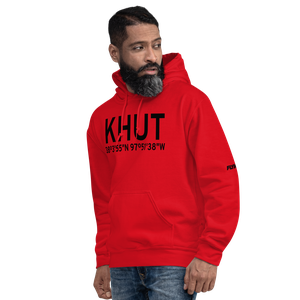 Hutchinson Municipal Airport (KHUT) ICAO Hoodie Sweatshirt