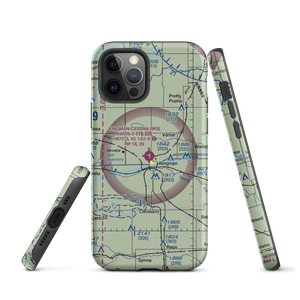 Kingman Airport Clyde Cessna Field (9K8) VFR Sectional  Tough iPhone Case