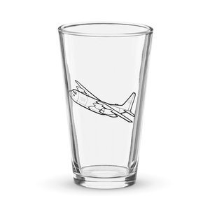 Lockheed Martin L-100 Hercules  Shaker Pint Glass