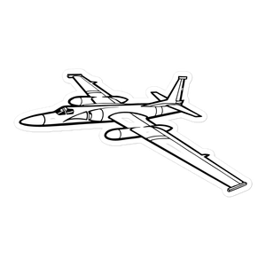 Lockheed Martin TR-1 Air Force Jet Sticker