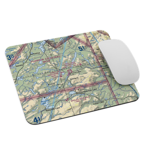 Long Lake /Helms Seaplane Base (NY9) VFR Sectional Mouse Pad