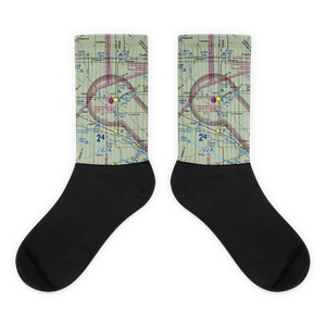Lyons-Rice County Municipal Airport (LYO) VFR Sectional Socks
