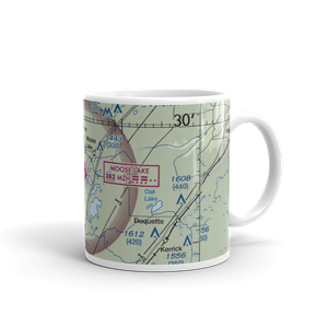 Moose Lake Carlton County Airport (MZH) VFR Sectional  Mug