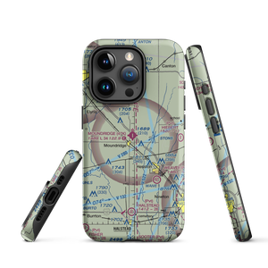 Moundridge Municipal Airport (47K) VFR Sectional  Tough iPhone Case