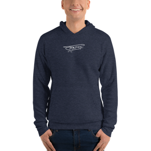 Piper Super Cub Adventure Icon 3 Bella + Canvas Hoodie