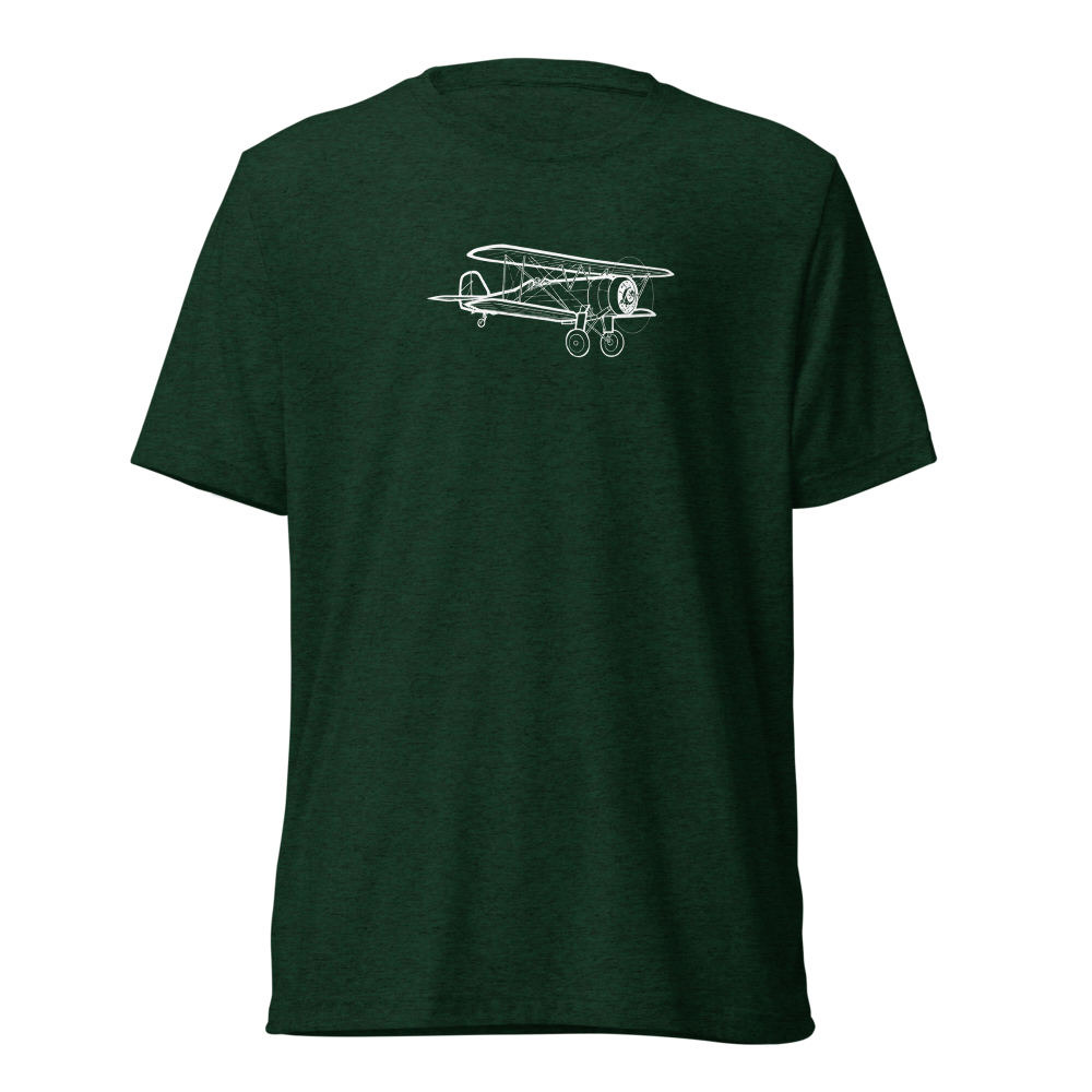 Pitcairn Mailwing - Air Mail Pioneer Tri-blend T-Shirt 
