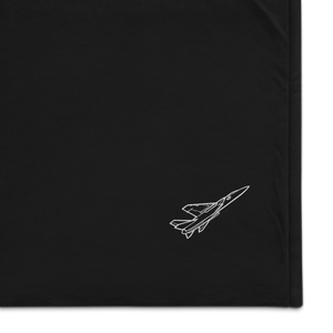 RA-5C Vigilante Reconnaissance Jet Port Authority Embroidered Premium Sherpa Blanket