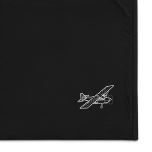 Rans S-7 Courier Sport Aircraft Port Authority Embroidered Premium Sherpa Blanket