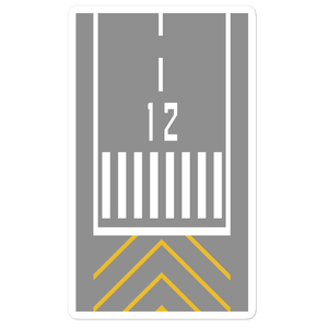 Runway Threshold 12 Stickers