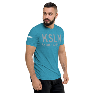 Salina Municipal Airport (KSLN) ICAO Tri-blend T-Shirt