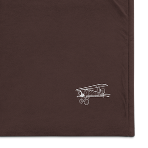 Siemens-Schuckert D.IV Fighter Port Authority Embroidered Premium Sherpa Blanket