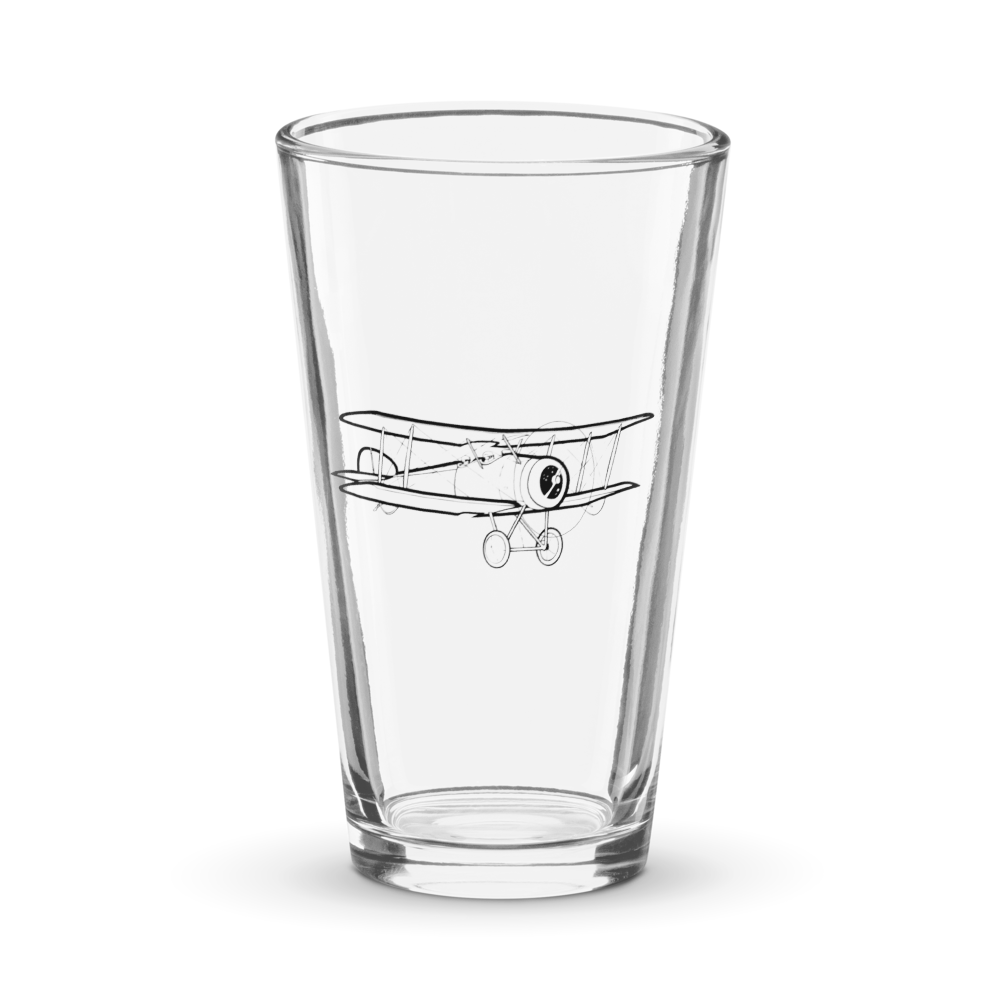 Sopwith Dove: Peaceful Skies Pioneer  Shaker Pint Glass 
