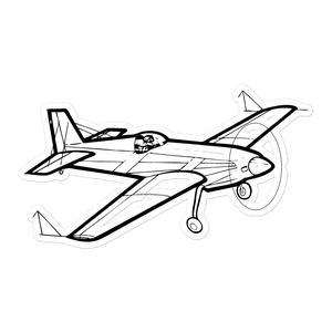 Staudacher S 300 Sport Aircraft Sticker