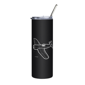 Vought F4U Corsair - Legendary Warbird 3  Stainless Steel Tumbler