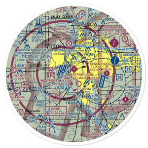 Westport Airport (71K) VFR Sectional Sticker (30 mile)