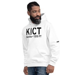 Wichita Eisenhower National Airport (KICT) ICAO Hoodie Sweatshirt