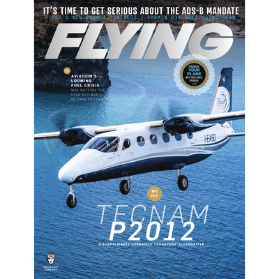 FLYING Magazine Cover Print - June 2019 11×14 Metal Print