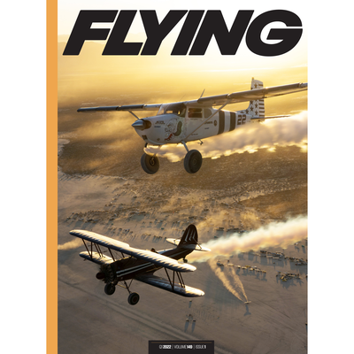 FLYING Magazine Cover Print - Quarter 1 2022 24×36 Metal Print