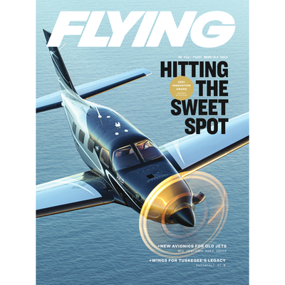 FLYING Magazine Cover Print - September 2021 11×14 Metal Print